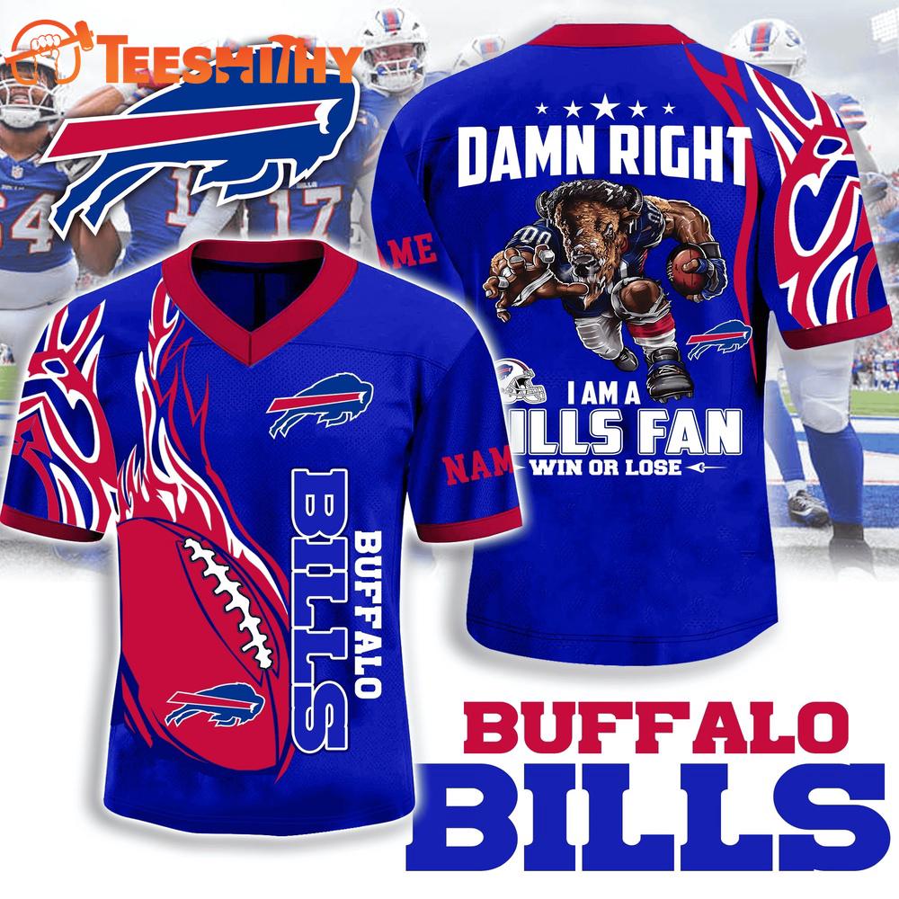 Special Edition For Fans Buffalo Bills Custom Football Jerey
