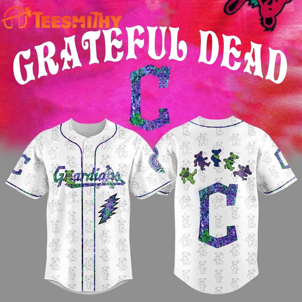Special Edition Grateful Dead x Cleveland Guardians Baseball Jersey