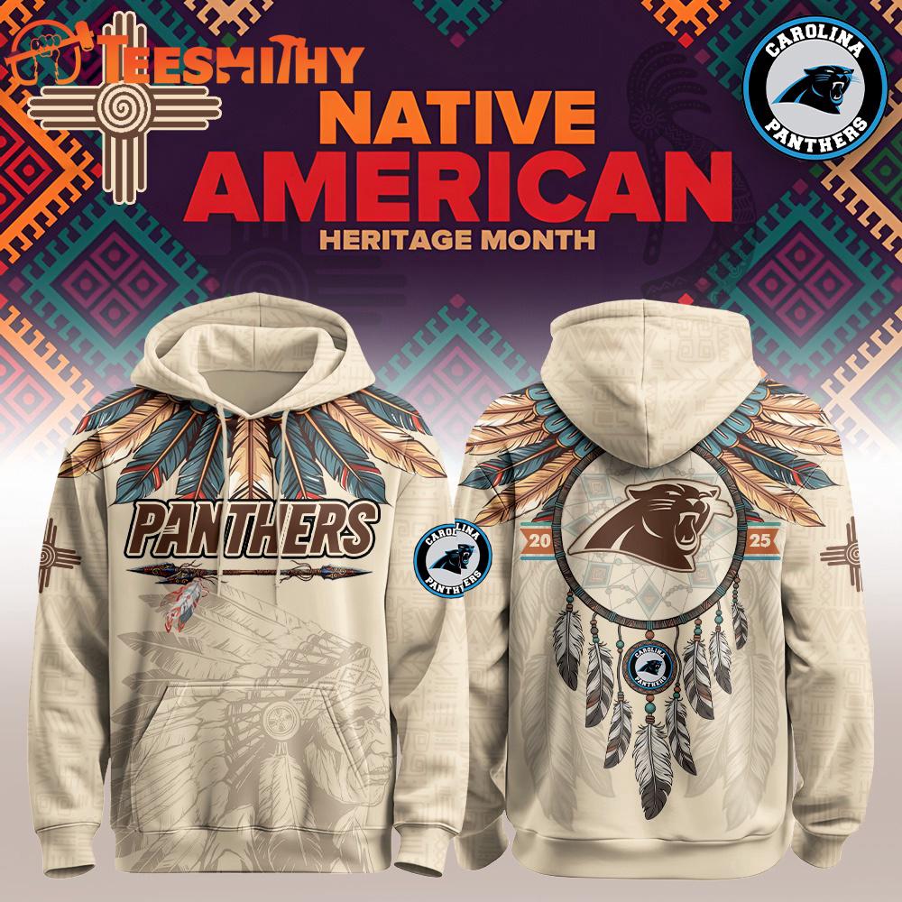 Special Edition Hoodie Carolina Panthers x Native American Heritage Month Custom Hoodie Shirt