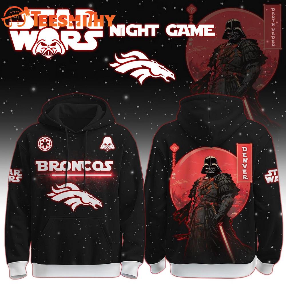 Special Edition Hoodie Denver Broncos x Star Wars Night Game Custom Hoodie Shirt