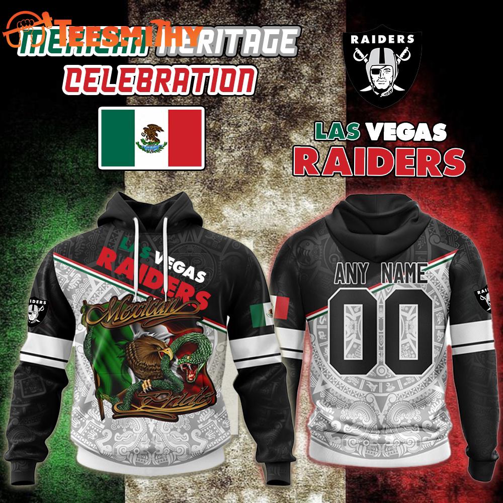 Special Edition Hoodie Las Vegas Raiders x Mexican Heritage Celebration Custom Hoodie Shirt
