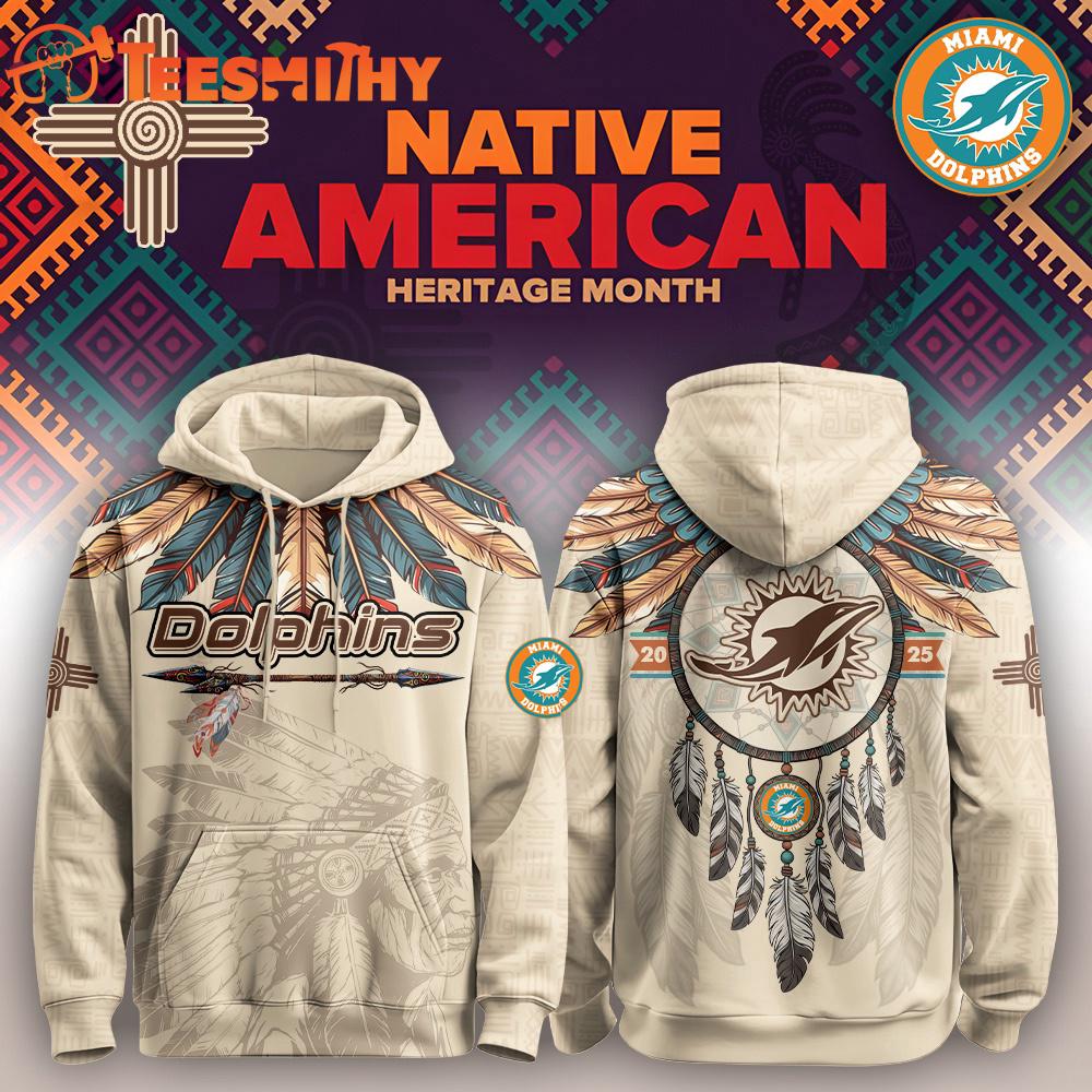 Special Edition Hoodie Miami Dolphins x Native American Heritage Month Custom Hoodie Shirt