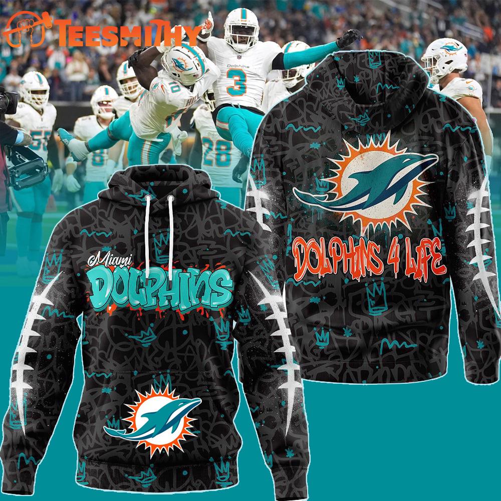 Special Edition Miami Dolphins 4 Life Custom Hoodie Shirt