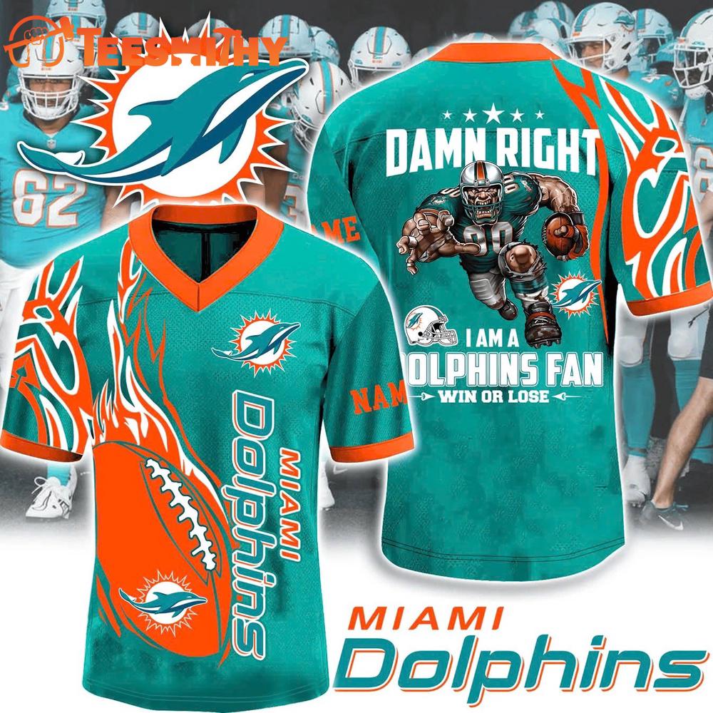 Special Edition Miami Dolphins Team Custom Football Jersey