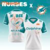 Special Edition Miami Dolphins x Nurses Night Tribute Custom Football Jersey
