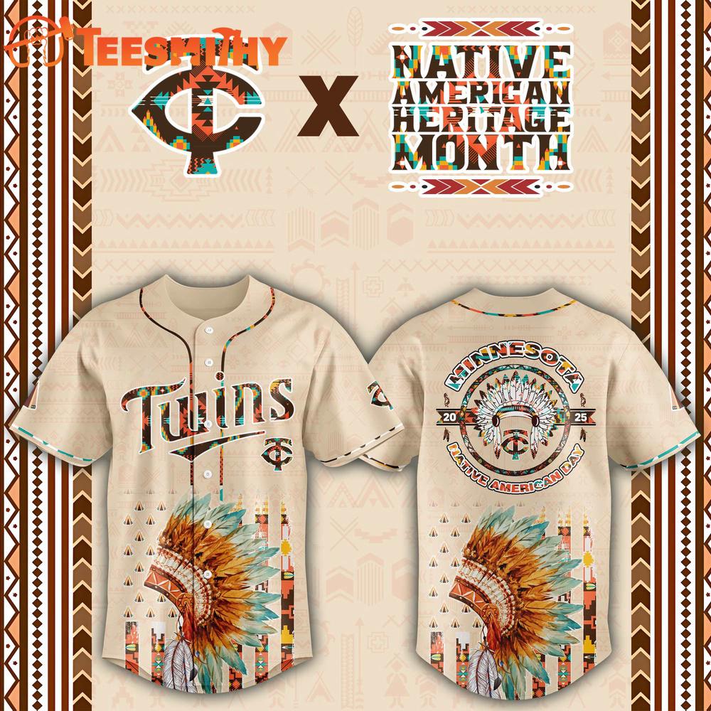 Special Edition Minnesota Twins x Native American Custom Baseball Jersey