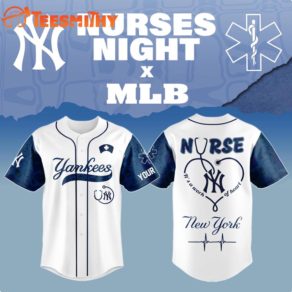 Special Edition New York Yankees x Nurses Night Custom Baseball Jersey