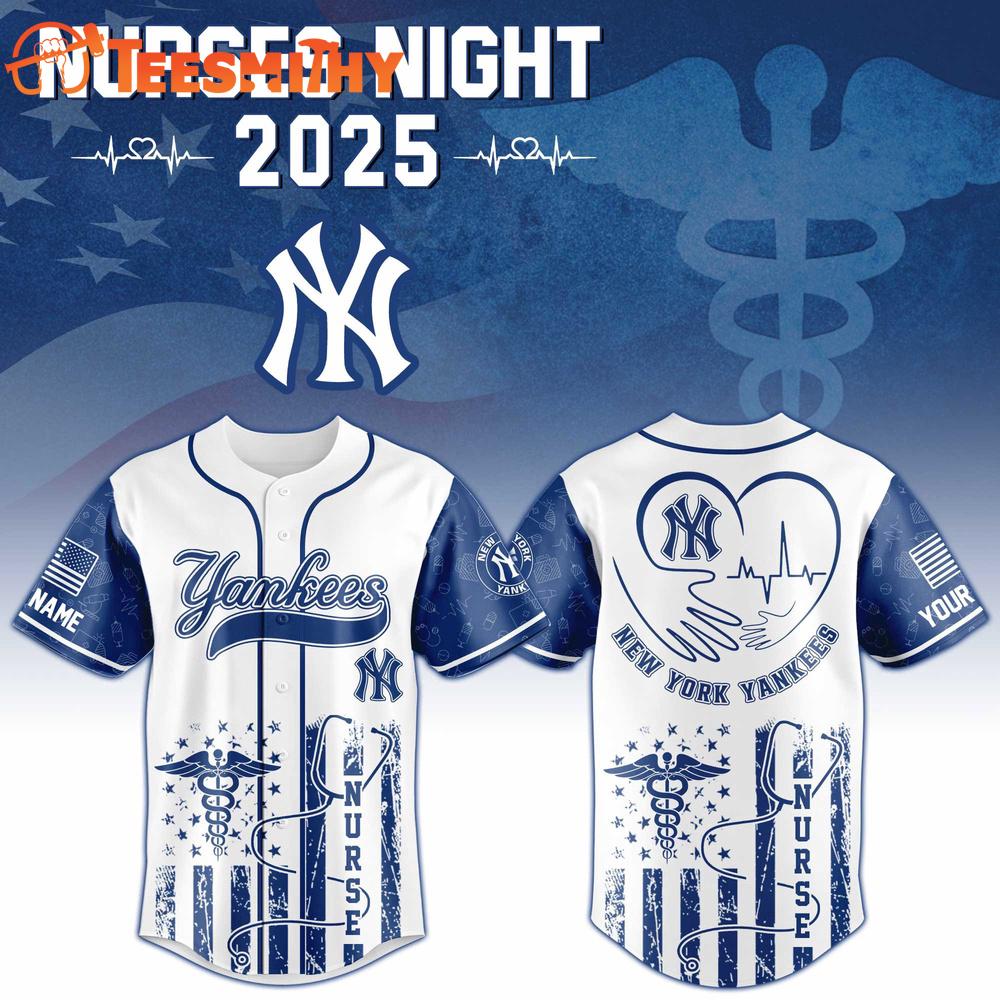 Special Edition New York Yankees x Nurses Night Tribute Baseball Jersey