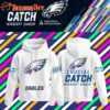 Special Edition Philadelphia Eagles x Crucial Catch Intercept Cancer Hoodie Shirt