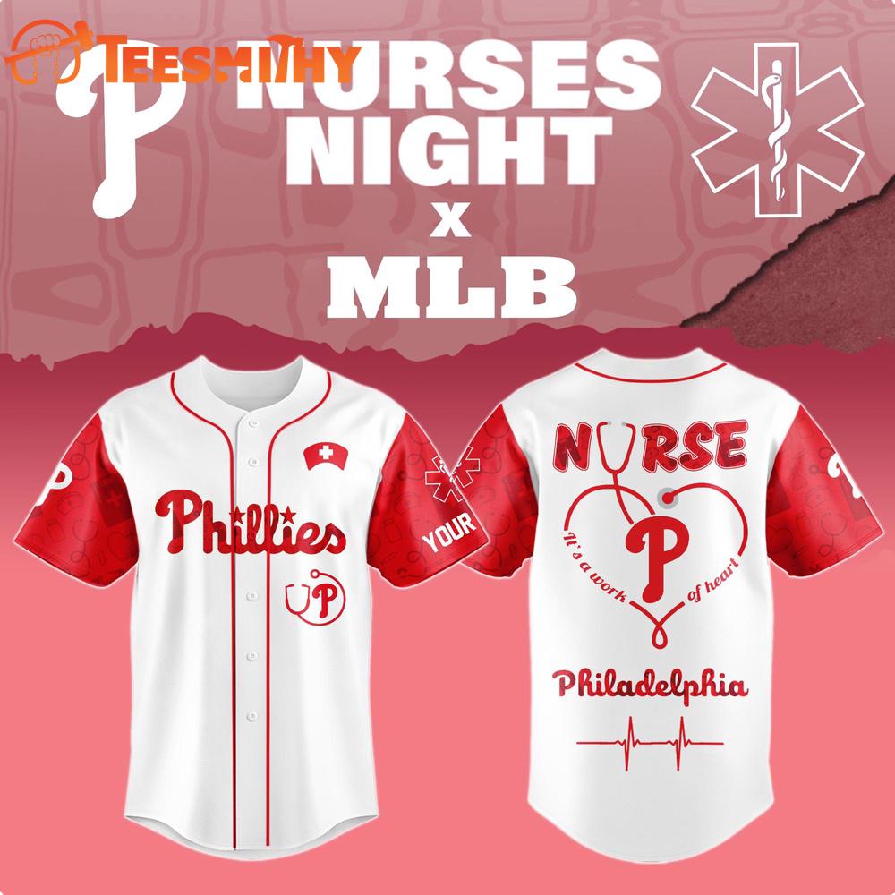 Special Edition Philadelphia Phillies x Nurses Night Custom Baseball Jersey