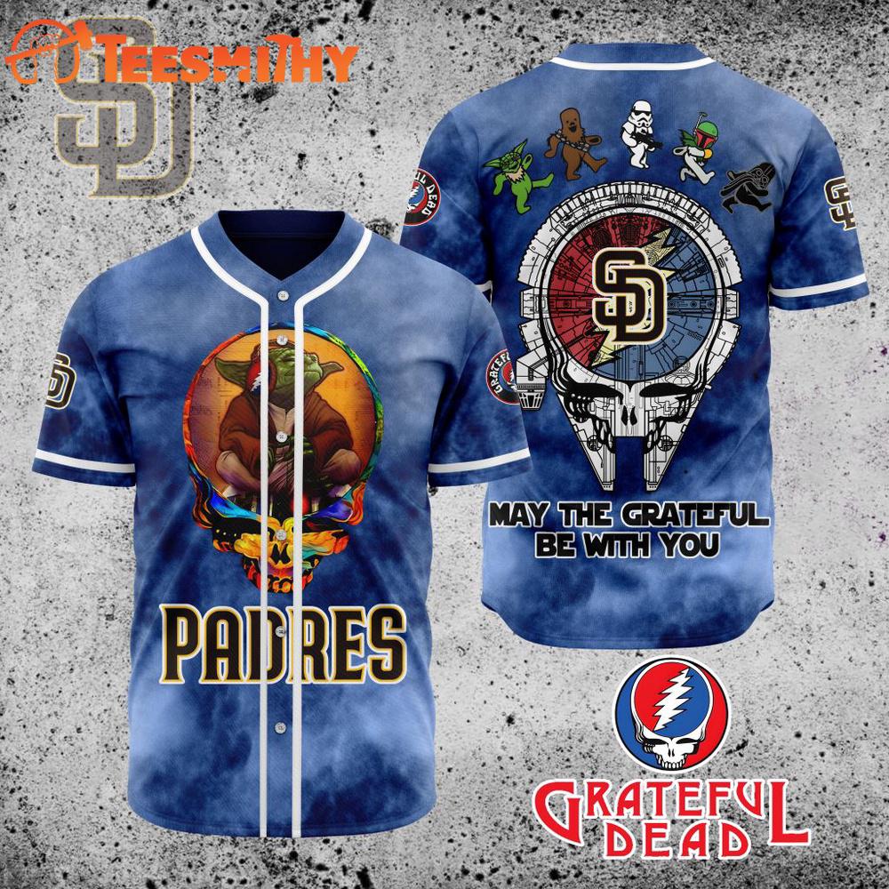 Special Edition Star Wars x Grateful Dead San Diego Padres Baseball Jersey