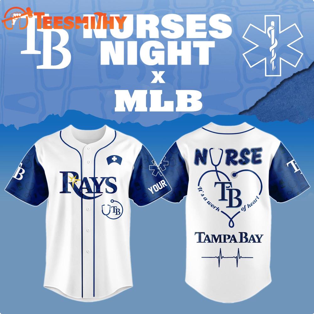 Special Edition Tampa Bay Rays x Nurses Night Custom Baseball Jersey