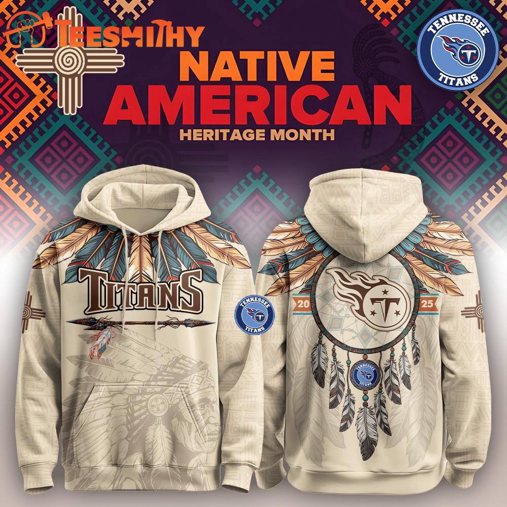 Special Edition Tennessee Titans x Native American Heritage Month Hoodie Shirt