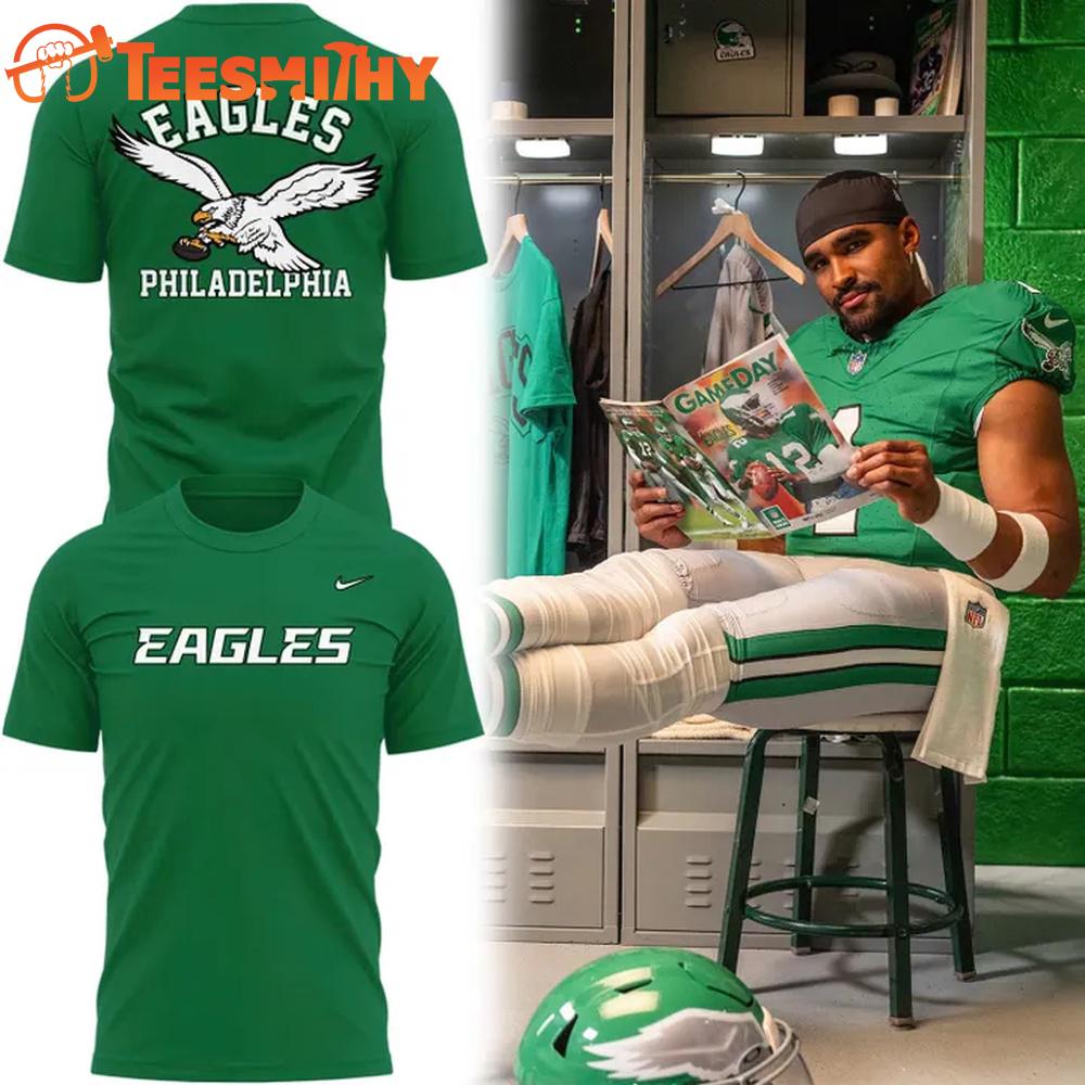 Special Logo 1948 - 1995 Philadelphia Eagles Throwbacks Uniform 3D Shirt Special Logo 1948 - 1995 Philadelphia Eagles Throwbacks Uniform 3D Shirt
