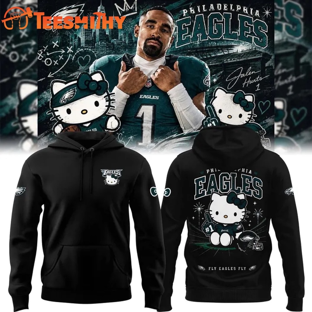 Speicla Edition Philadelphia Eagles x Hello Kitty 2026 Hoodie