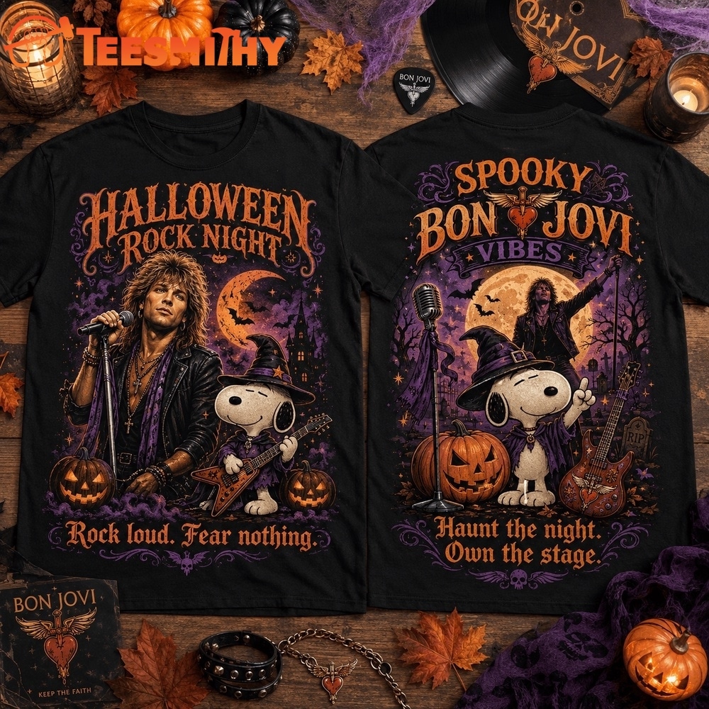 Spooky Bon Jovi Rock Night 3D Shirt