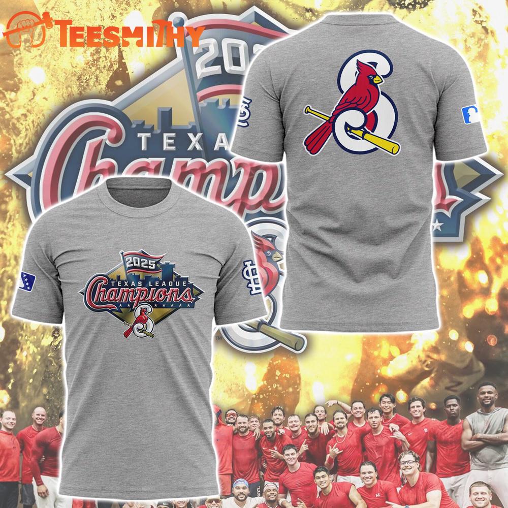 Springfield Cardinals 2025 Texas League Champions Limited Edition 3D Shirt