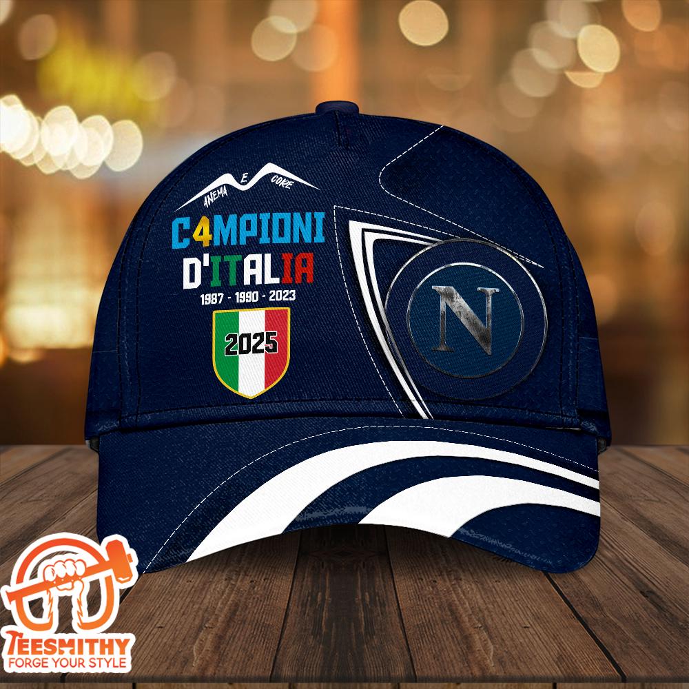 S.S.C. Napoli Classic Style 3d Cap S.S.C. Napoli Classic Style 3d Cap