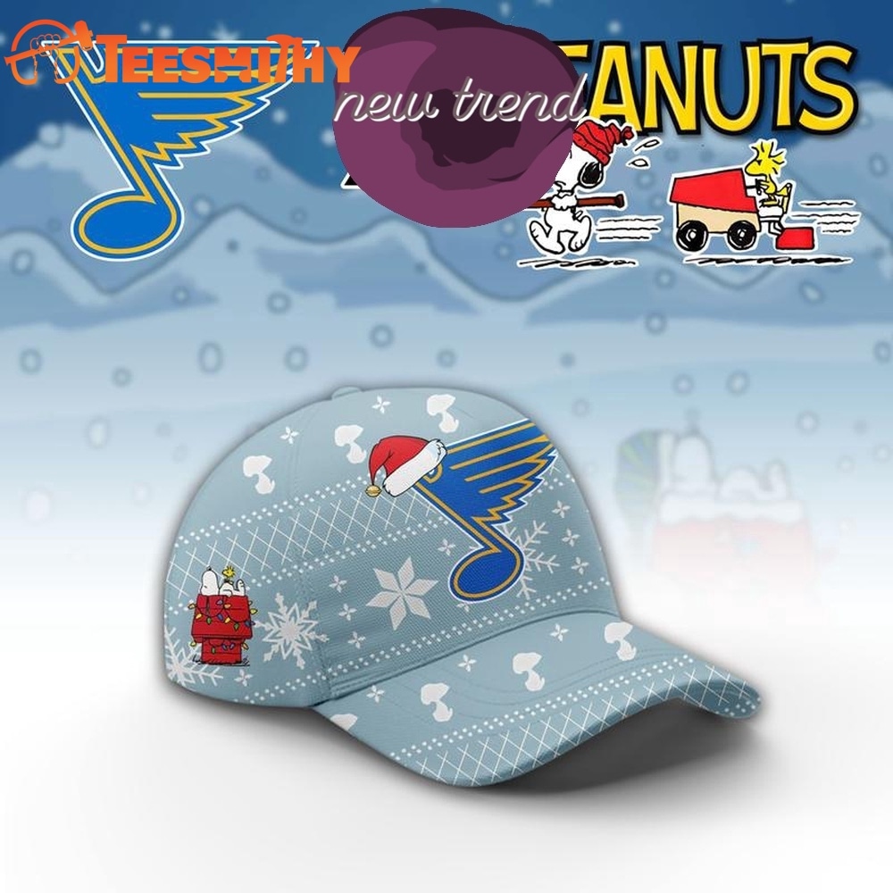 St. Louis Blues x Peanuts 2026 Christmas Limited Edition Cap