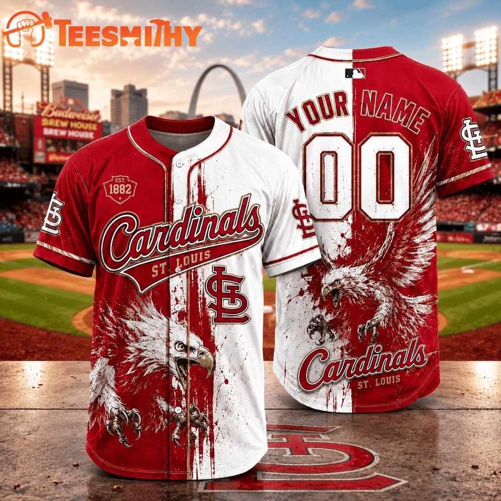 St. Louis Cardinals 2026 MLB Eagle America Personalized Baseball Jersey