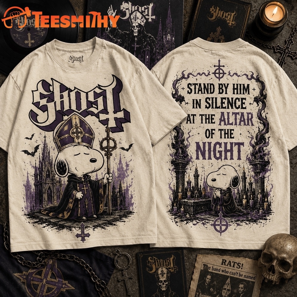 Stand by Him Ghost Snoopy 3D Shirt