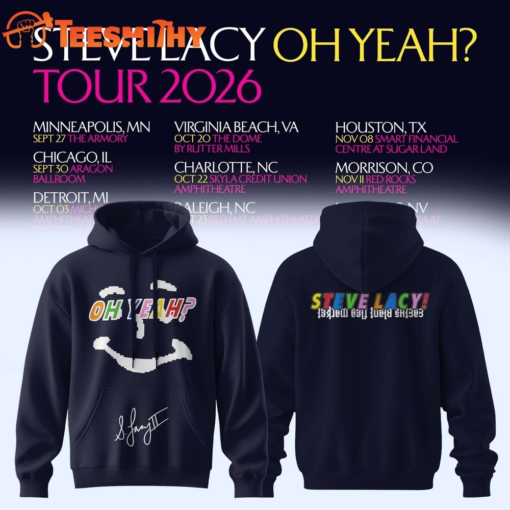Steve Lacy Oh Yeah Tour 2026 Signature Hoodie