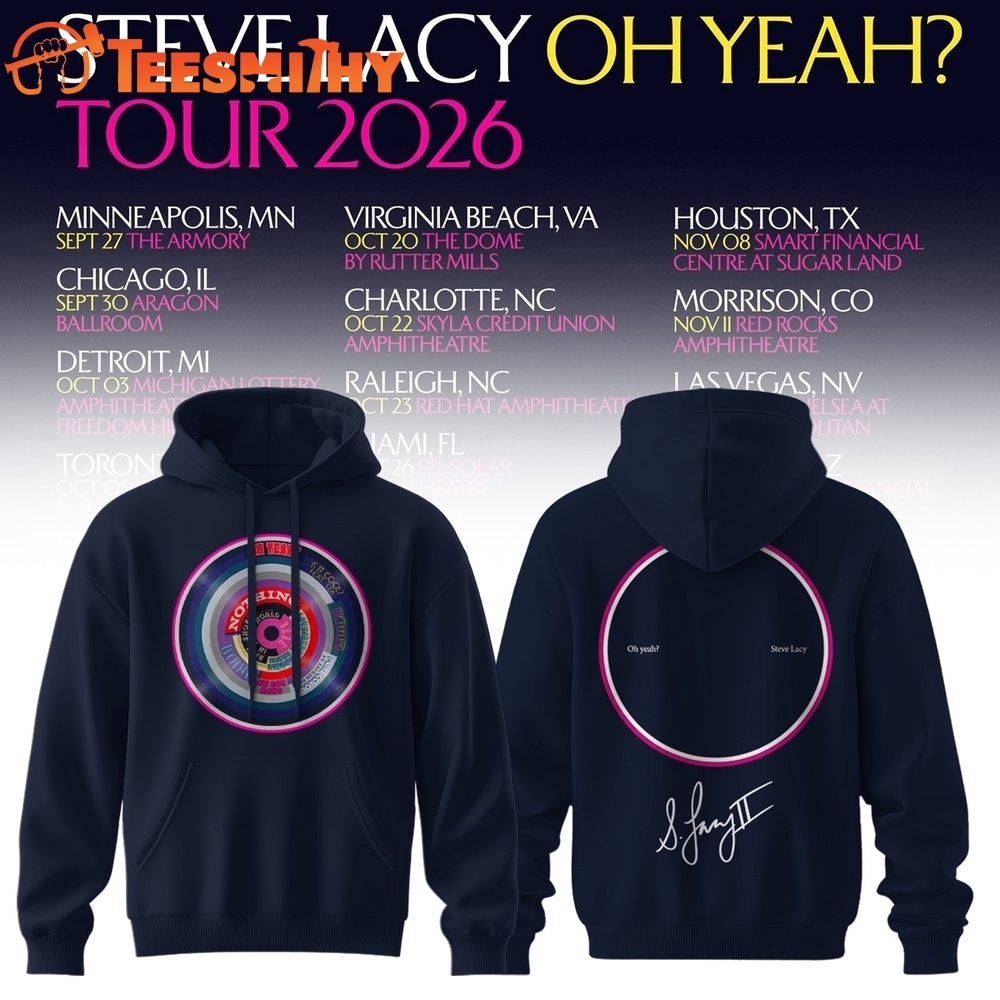 Steve Lacy Oh Yeah Tour 2026 Signature Special New Hoodie