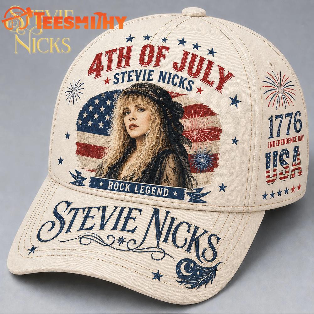 Stevie Nicks 4th of July American Legend Baseball Cap