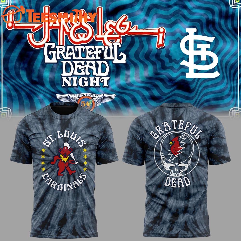 St.Louis Cardinals Grateful Dead Tribute Night 2026 3D Shirt
