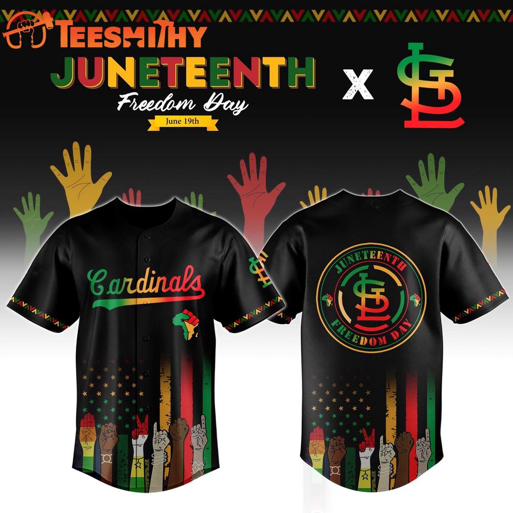 St.Louis Cardinals x Juneteenth Jersey Editions Limited Custom Baseball Jersey