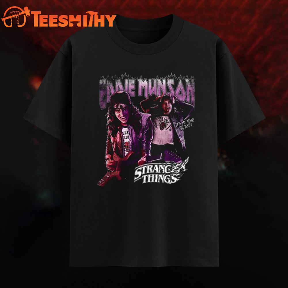 Stranger Things Season 5 Eddie Munson 1986 T Shirt