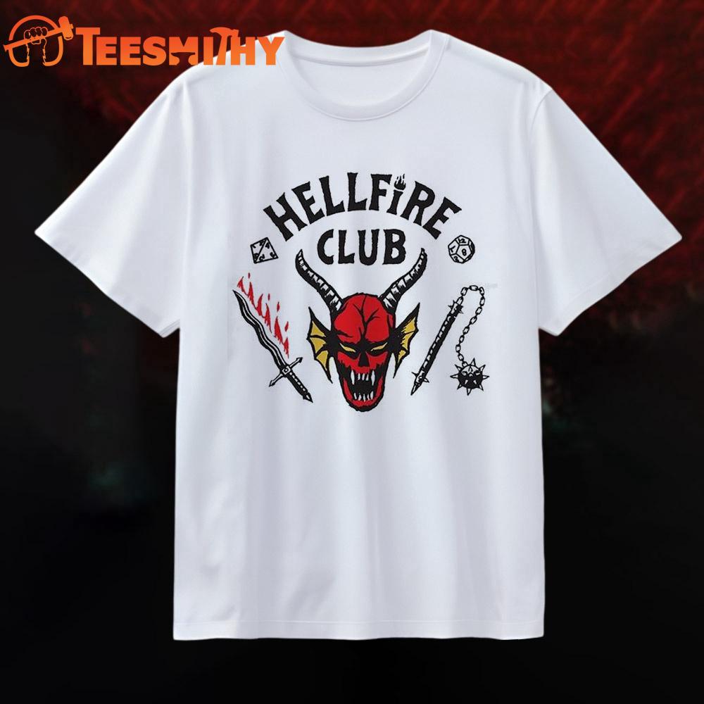 Stranger Things Season 5 Hellfire Club T Shirt