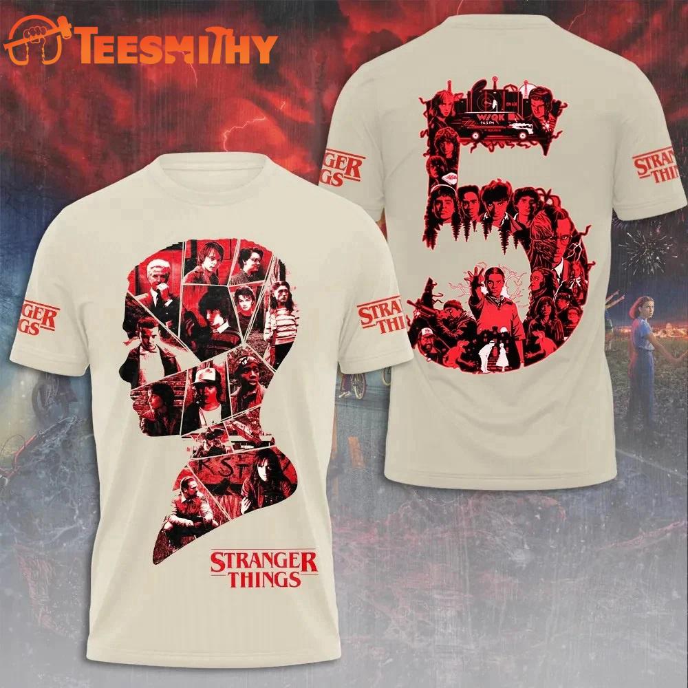 Stranger Things Season 5 Movies Limited Edition 3D Shirt