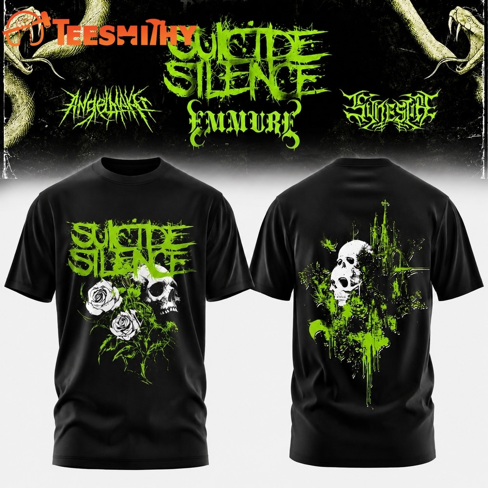 Suicide Silence Reminders of Hell Tour 2026 Limited Edition T Shirt