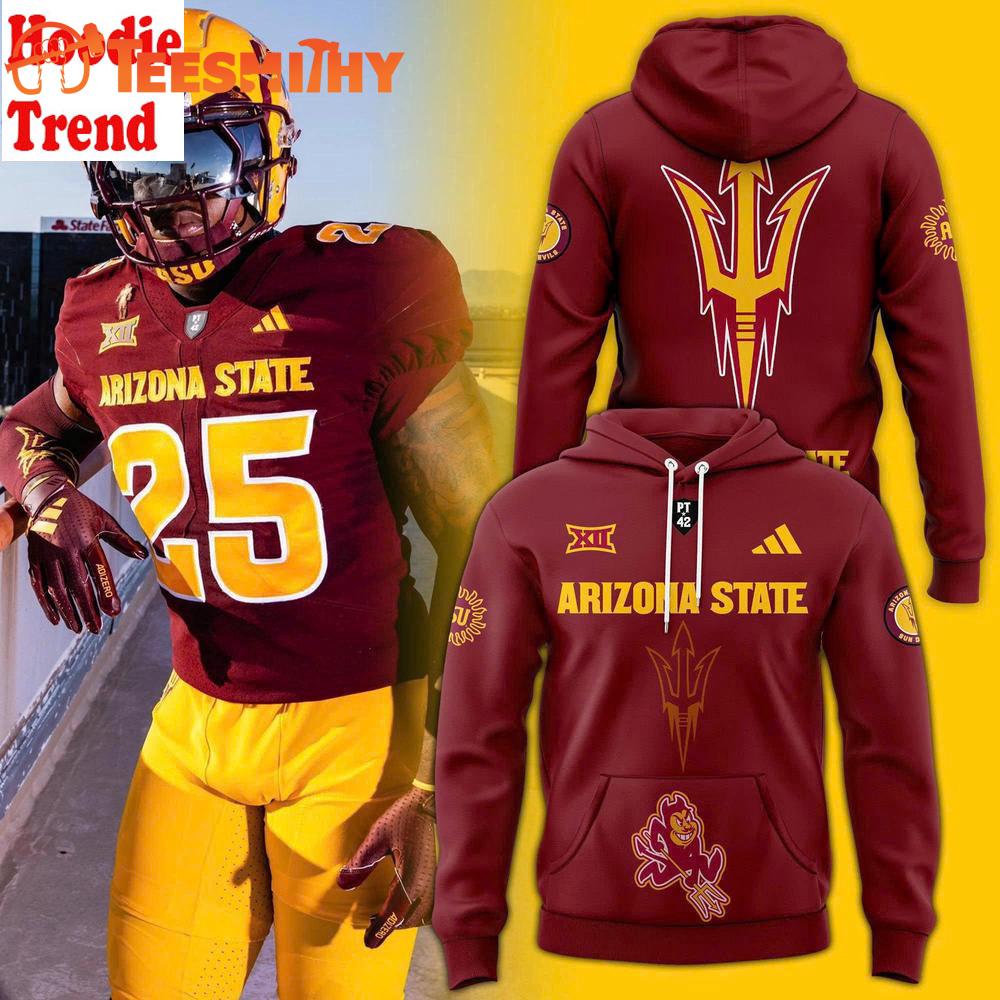 Sun Devil Football 2025 Core Uniform Limited Edition Red Hoodie