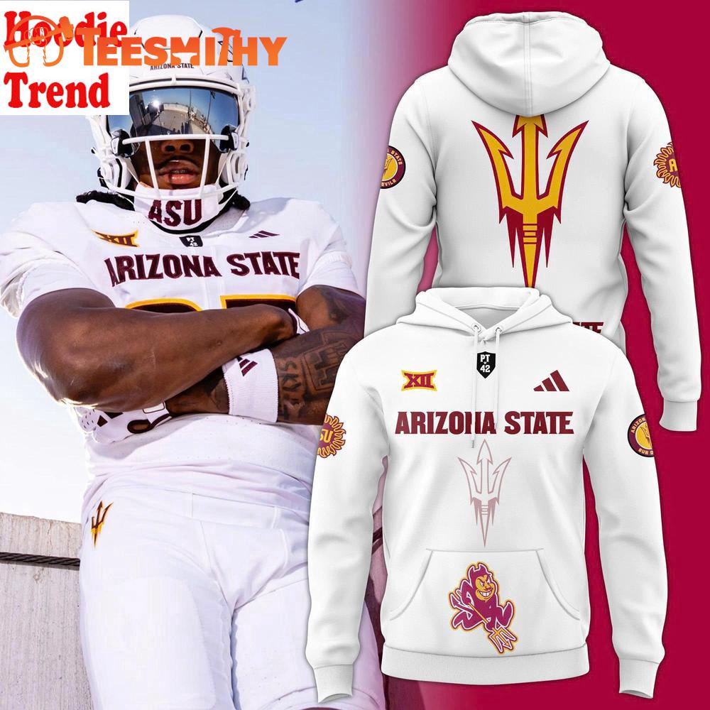 Sun Devil Football 2025 Core Uniform Limited Edition White Hoodie