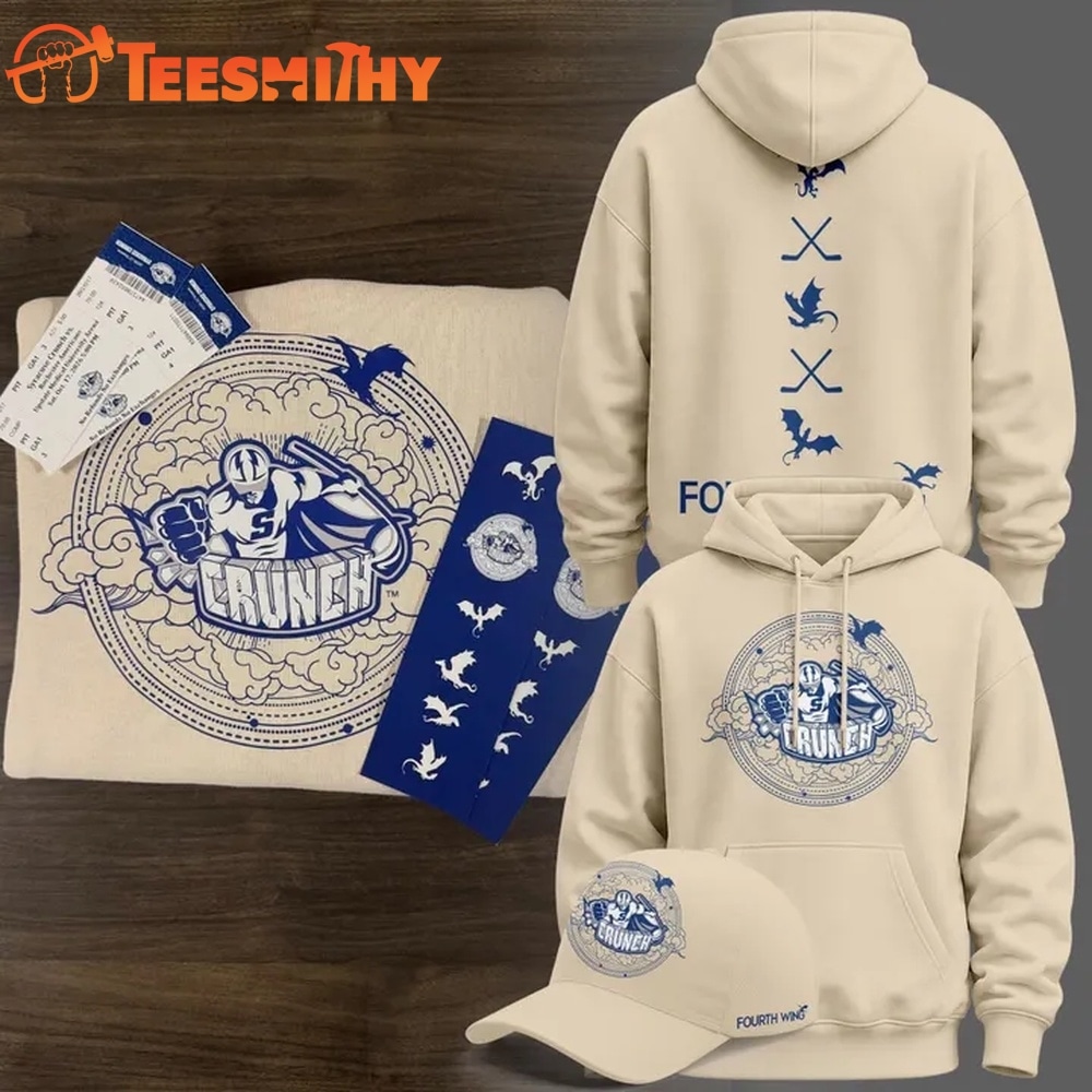 Syracuse Crunch x Fourth Wing 2026 Limited Edition Hoodie