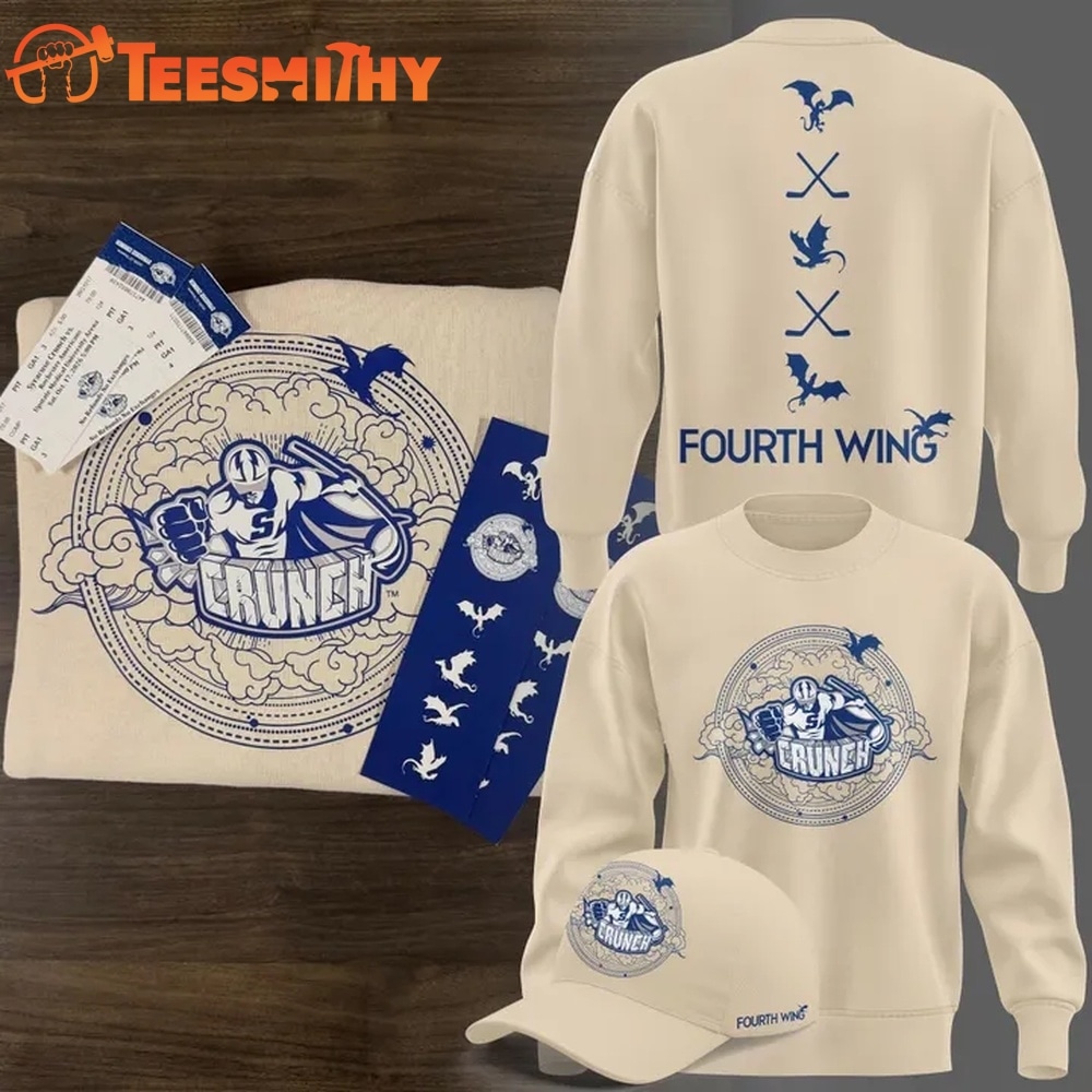 Syracuse Crunch x Fourth Wing 2026 Limited Edition Sweatshirt