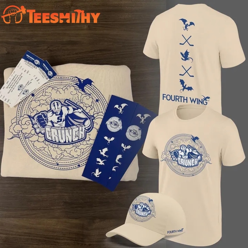 Syracuse Crunch x Fourth Wing 2026 Limited Edition T Shirt
