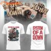 System Of A Down And Korn New York 2025 Tour White T Shirt