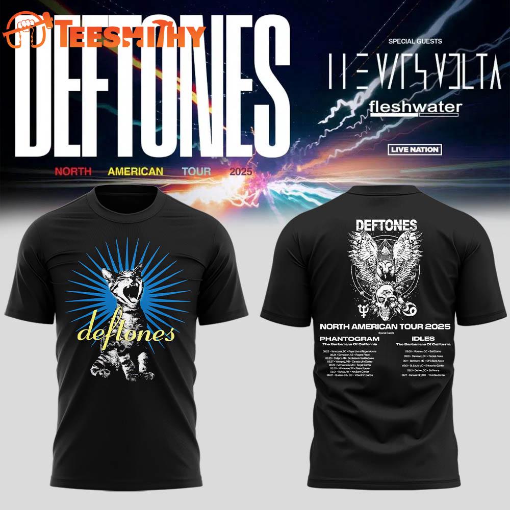 System Of A Down Deflones North American Tour 2025 3D Shirt