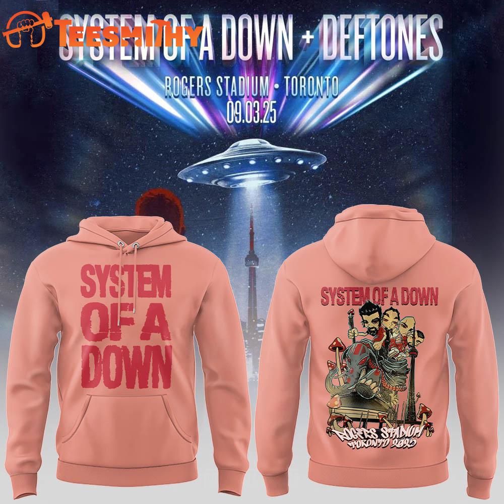 System Of A Down Deftones Toronto 2025 Tour Hoodie