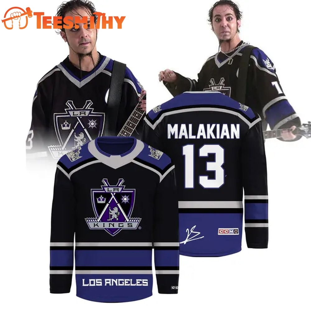 System of a Down Europe UK Stadium Tour 2026 Signed New Design Hockey Jersey