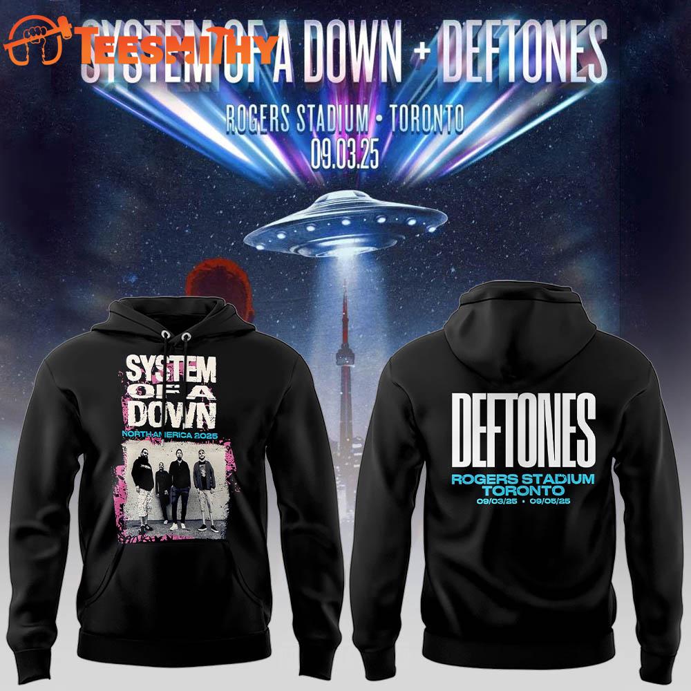 System Of A Down September 2025 Rogers Stadium Toronto Tour Hoodie