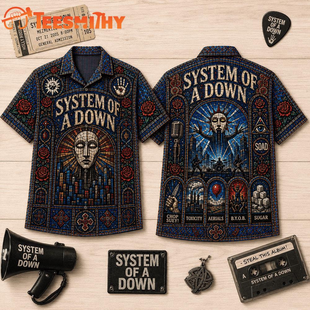 System of a Down Vintage Music Summer Hawaiian Shirt
