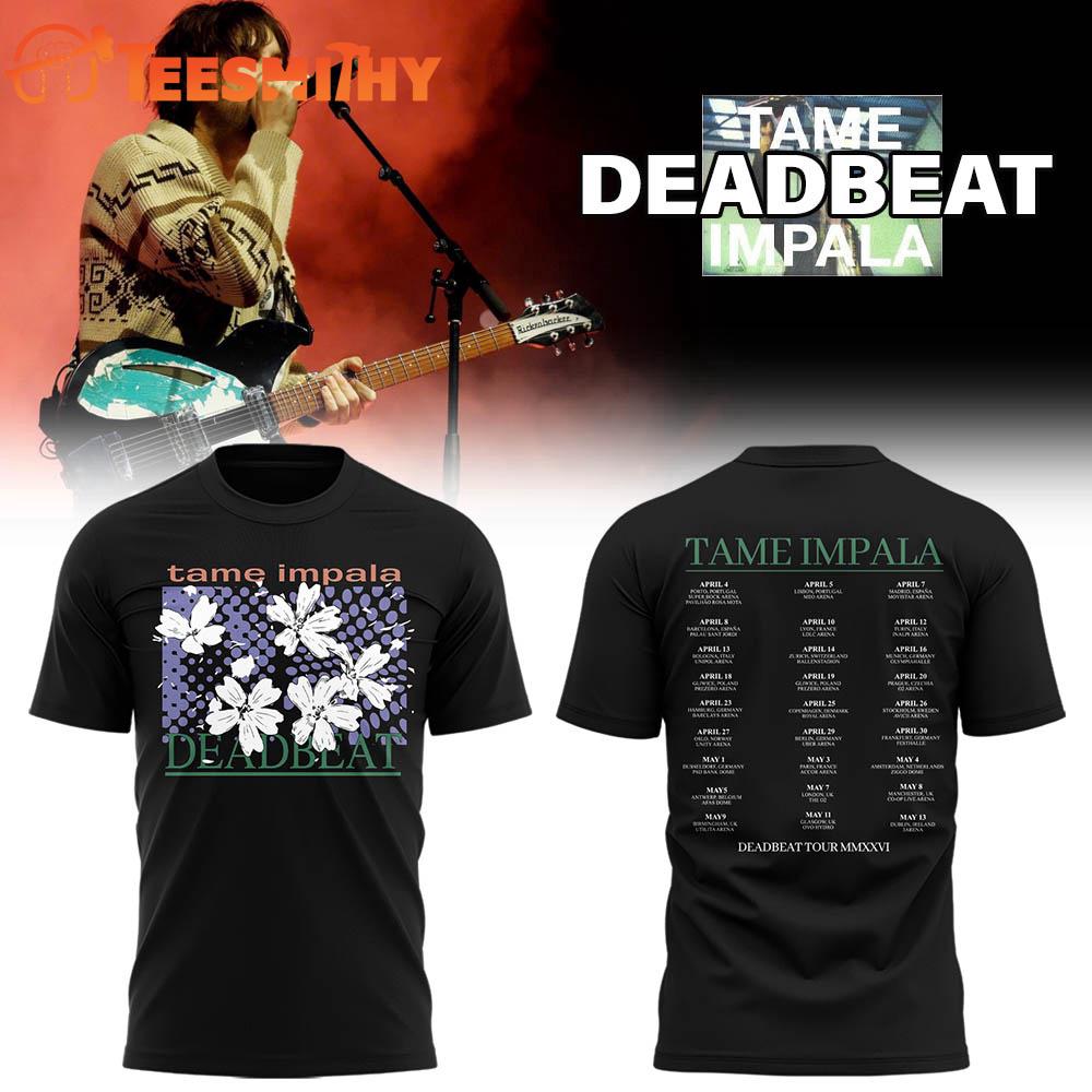 Tame Impala Dead Beat 2026 Tour All Over Print T Shirt