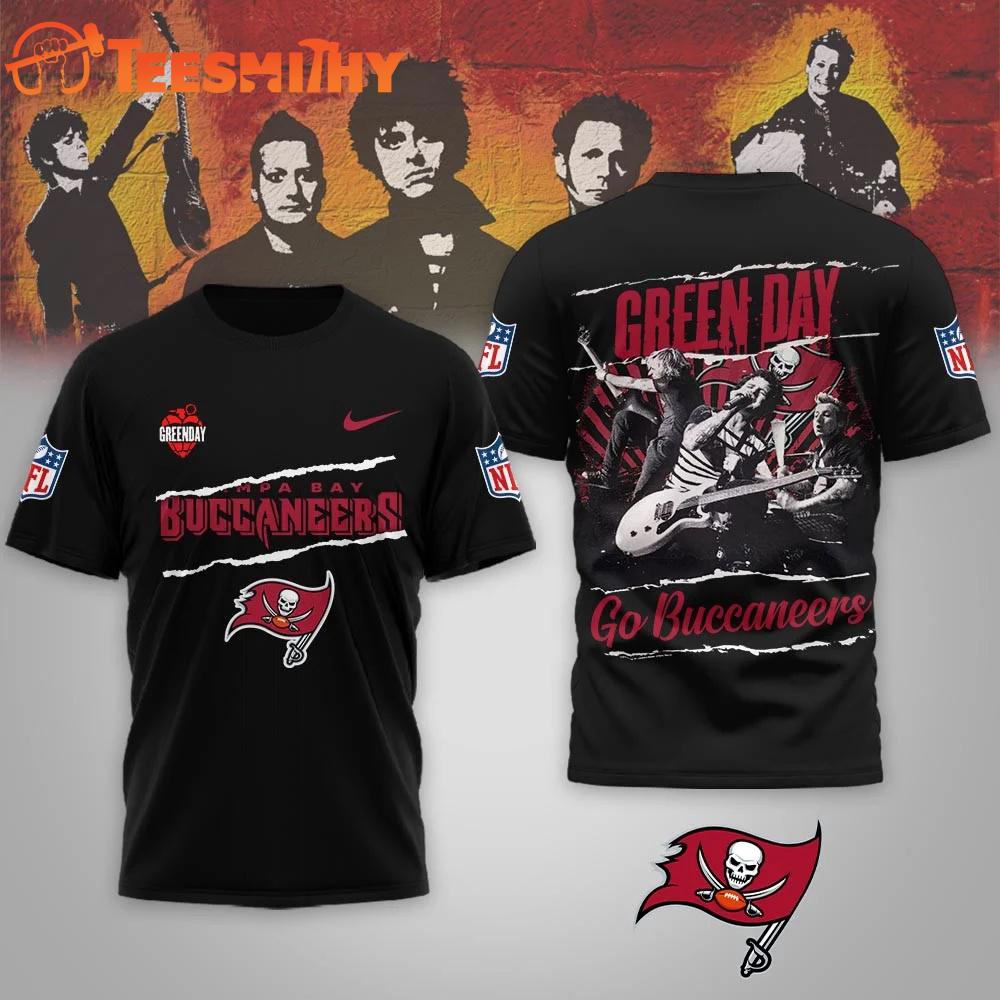 Tampa Bay Buccaneers 2026 Football Super Bowl LX x Green Day All Over Print Shirt