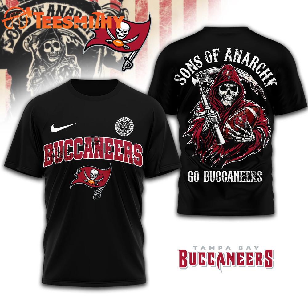 Tampa Bay Buccaneers 2026 NFL Sons of Anarchy 3D T Shirt