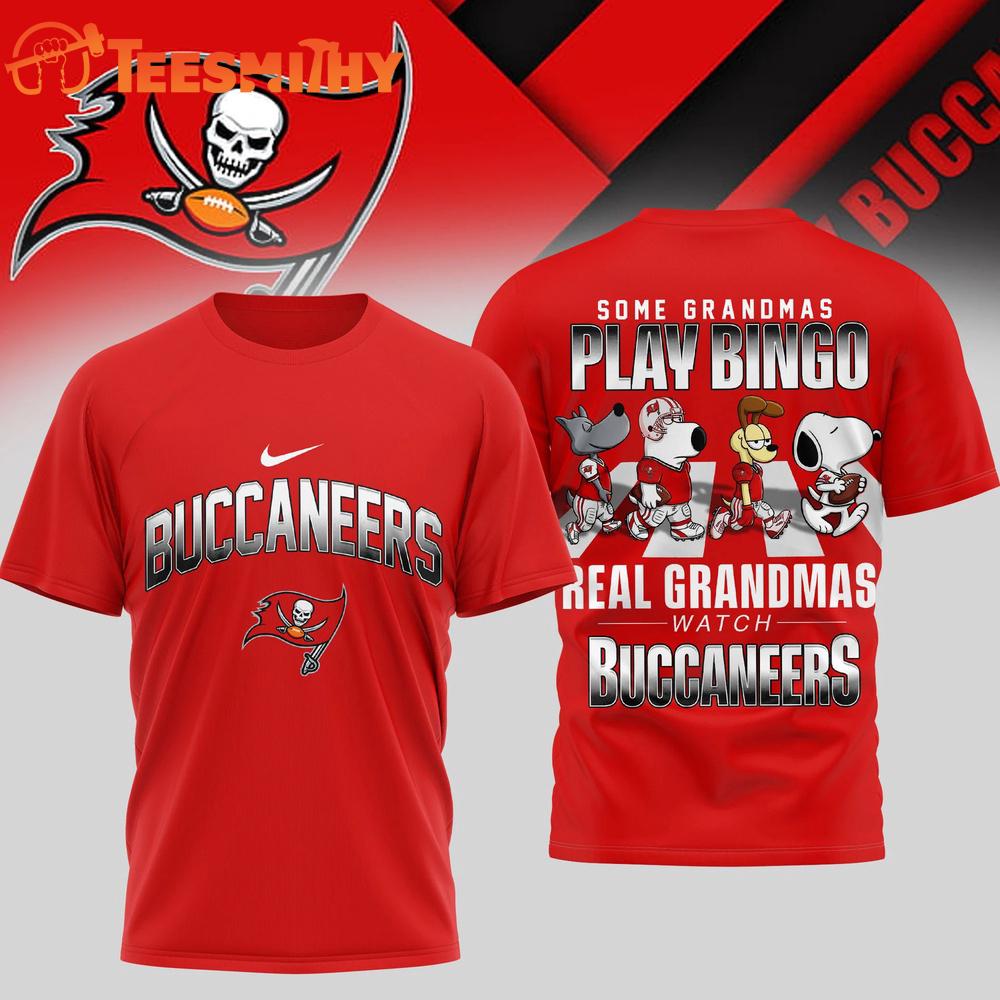 Tampa Bay Buccaneers NFL Cartoon Prime Time New Design 3D Shirt