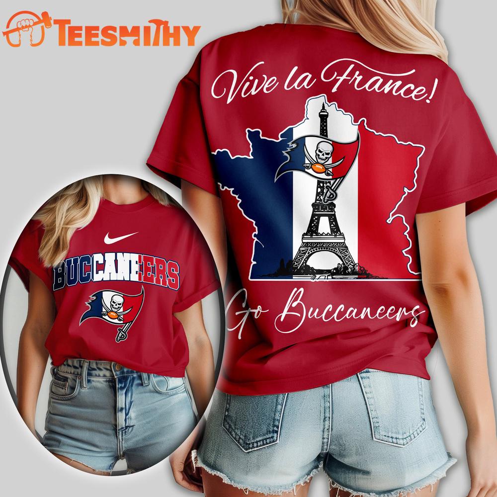 Tampa Bay Buccaneers NFL France All Over Print T Shirt
